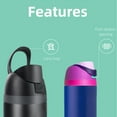 thumbnail image 5 of Replacement Lid for Owala Freesip, One Button Top Replacement, Leakproof BPA-Free School Kids Water Bottle Cap Replacement Compatible with Black Owala 24oz 32oz 40oz 16oz, 5 of 6
