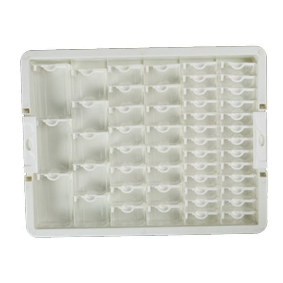 Caja organizadora de cuentas | Contenedor para bisutería y artículos de manicura | Estuche multicompartimento para manualidades