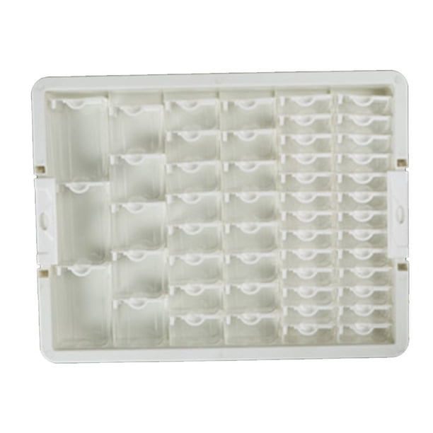 Caja organizadora de cuentas | Contenedor para bisutería y artículos de manicura | Estuche multicompartimento para manualidades