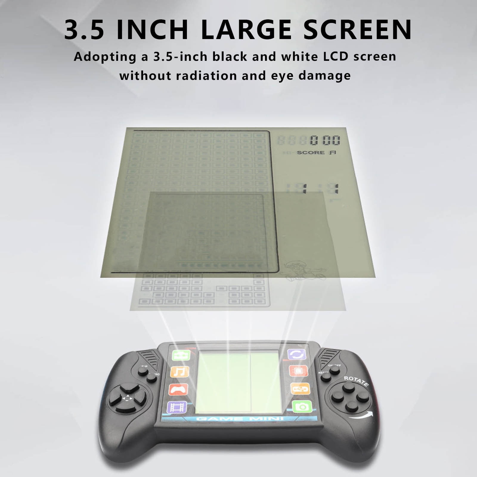 コントローラ Retro Handheld Game Console with 49 Classic FC Games, Portable TV