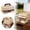 Beige, variant on 11.4*7.3*6 Inch 3-Layer Tackle Box Organizer Storage, Portable Folding Sewing Box with Handle and Adjustable Dividers, Multipurpose Craft Case for Art Supplies Medicine Tools Sewing Beads Home