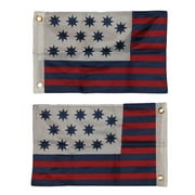 12x18 Guilford Courthouse 2 Faced 2-ply Nylon Wind Resistant Flag 12x18 Inch