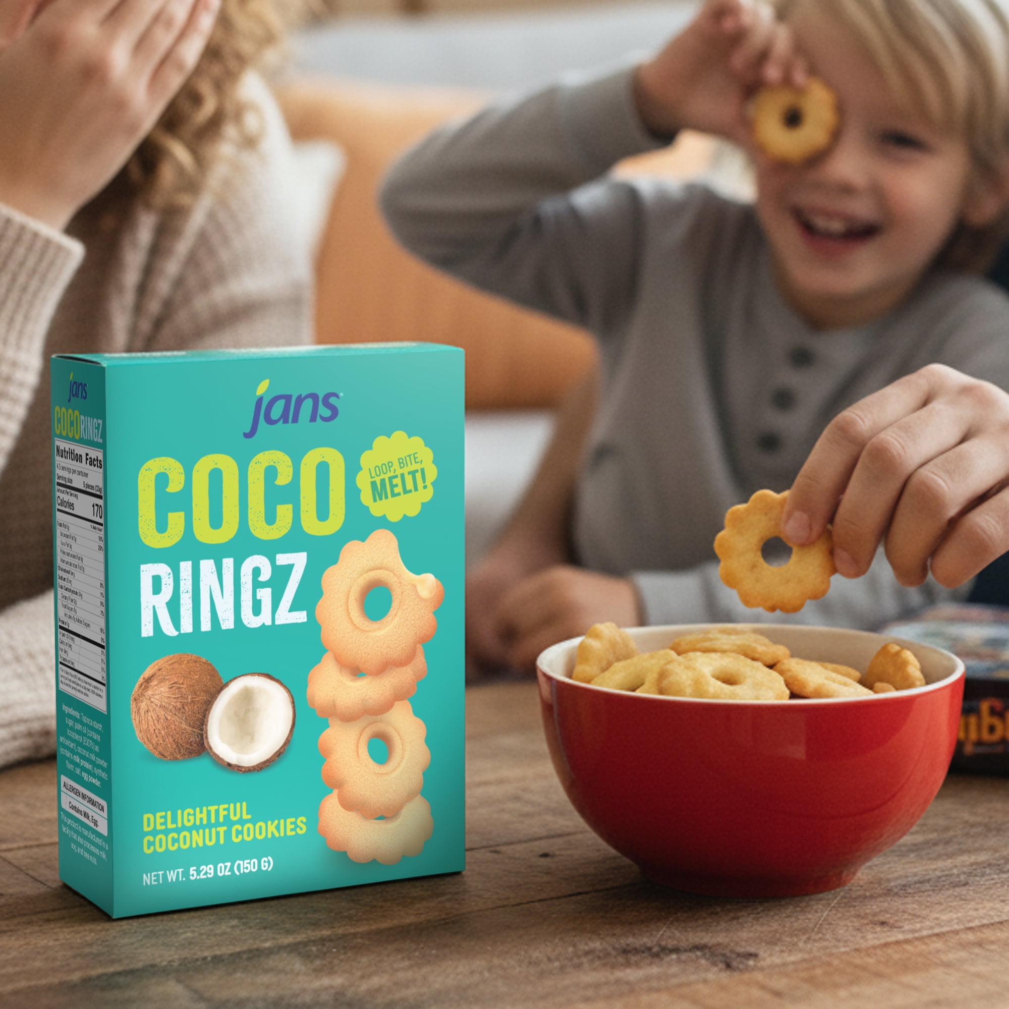 Jans Coco Ringz - Coconut Cookies, Delightful Coconut Cookies 5.29