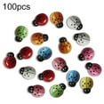 thumbnail image 2 of 100Pcs Mini 3D Plastic Ladybug Miniature Fairy Garden Accessories, Miniature Garden Houses and Figurines DIY Micro Landscape Ornaments for Garden Dollhouse Potted Plant, 2 of 8