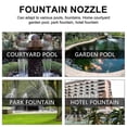 thumbnail image 4 of 10Pcs 1/8 Inch DN6 Brass Gushing Spray Water Fountain Nozzles Universal Water Curtain Nozzle Landsc, 4 of 5