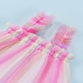 thumbnail image 4 of Robe à Sequins pour Filles Bretelles Sans Manches Étoiles Décoratives Princess Robe Étoiles Colorées Rayures Colorées Champagne Étoiles, 4 of 8