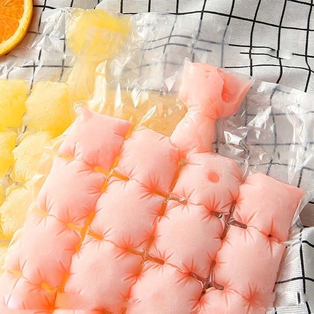 Kieccall Disposable Ice Making Bags 10 Pack Freezer Ice Bags for Home Kitchen Ice Making and Cold Storage Gift