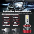 thumbnail image 3 of H11 Led Headlight Bulbs High Low Beam Super Bright  6300-6700K 30000lm 100w x2, 3 of 6