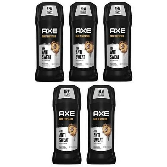 Axe Dry Antiperspirant Deodorant Stick, Dark Temptation, 2.7 Ounce (Pack Of 5) Packaging May Vary