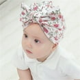 thumbnail image 5 of Baby SweetieCute Turban Hat Cap Beanie Bonnet with Big Bowknot Hospital Hats Knot Headwraps Turbans for Newborn Baby Toddlers Infants, 5 of 6