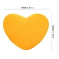 thumbnail image 3 of strola Toys 10cm Blue Heart Shaped Plush Pillow - Ultra Soft Silk Wadding Cushion, Cute Gift for Festivals & Home, 3 of 4