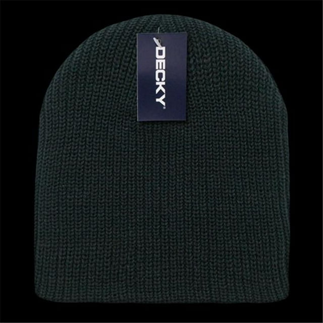Decky 608-BLK GI Cuffless Watch Caps, Black