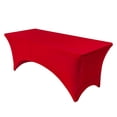 thumbnail image 1 of 4FT6FT  elastic table cover cocktail table cover conference wedding banquet rectangular table cover elastic tablecloth, 1 of 7