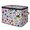 Multicolor 1, variant on ADECORIVY Bling Colorful Diamond Gemstone Storage Bin with Zipper Lid, Fabric Foldable Shelf Baskets Boxes, Closet Lidded Storage Bins, Decorative Clothes Organizer for Bedroom Home