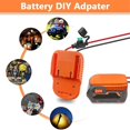 thumbnail image 3 of 2pcs Power Wheels Adapter For 18v Battery Dock Power Connector For Diy Rc Toy Car Truck A, 3 of 5