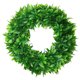 thumbnail image 3 of Fake Hoop Green Wreath Greenery Plant Decor Adorno de suspensión artificial para puerta de Navidad Noticed HA9034-00B, 3 of 6