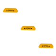 thumbnail image 1 of Unatoiry 4PCS/Set Car Door Stickers Warning Mark Tape Auto Exterior Reflective Tape Auto Exterior Accessories Open Sign Safety Reflective Strip yellow 3Set, 1 of 6