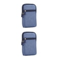 thumbnail image 2 of Destyer Adjustable And Durable Belt Bag For Hands-free Storage Plenty Of Storage Space Mobile Phone Case blue 2Set, 2 of 6