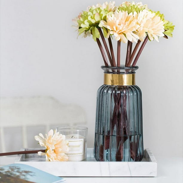 European Style Light Luxury Glass Vase Ins Decoration Living Room Home Decoration Dining Table Dried Flower Vase Home Flower Walmart Com Walmart Com