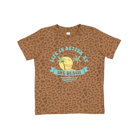

Inktastic Life s Better at the Beach Gift Toddler Toddler Girl T-Shirt