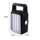 thumbnail image 3 of Lámpara solar portátil Fnyoxu, portátil, de pared, de escritorio, con carga USB, para acampar al aire libre, linterna portátil de largo alcance, LED de trabajo, 3 of 8
