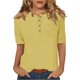 thumbnail image 5 of Camisetas de Manga Larga de Moda para las Mujeres 2025, Botones Sueltos de Color Sólido, 5 of 8
