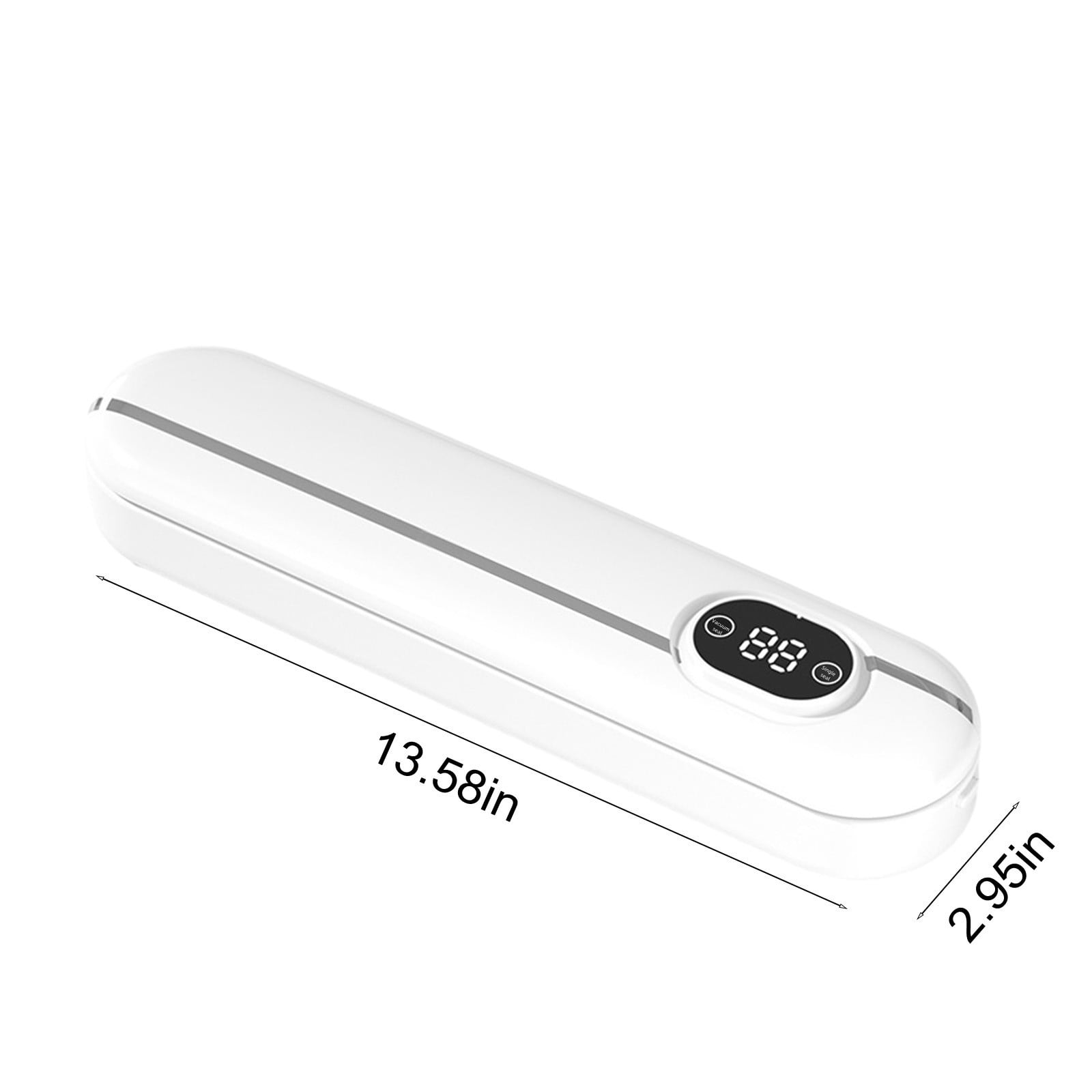 Byujiro Mini Vacuum Sealer Machine with 10 Vacuum Bags, Automatic Household Food Sealer, Compact Air Sealing System for Food Storage, Meal Prep & Kitchen Organization