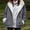 Gray, variant on Vinsonshop Pea Coats for Women Soft Fleece Jacket Women Ladies Winter Coats Winter Clothing for Women Warm Winter Jackets for Women Winter Jackets for Women Womens Jackets Casual Dark Green L