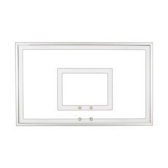 First Team FT225 Tempered Glass 36 x 54 in. Tempered Glass Backboard44; Royal Blue