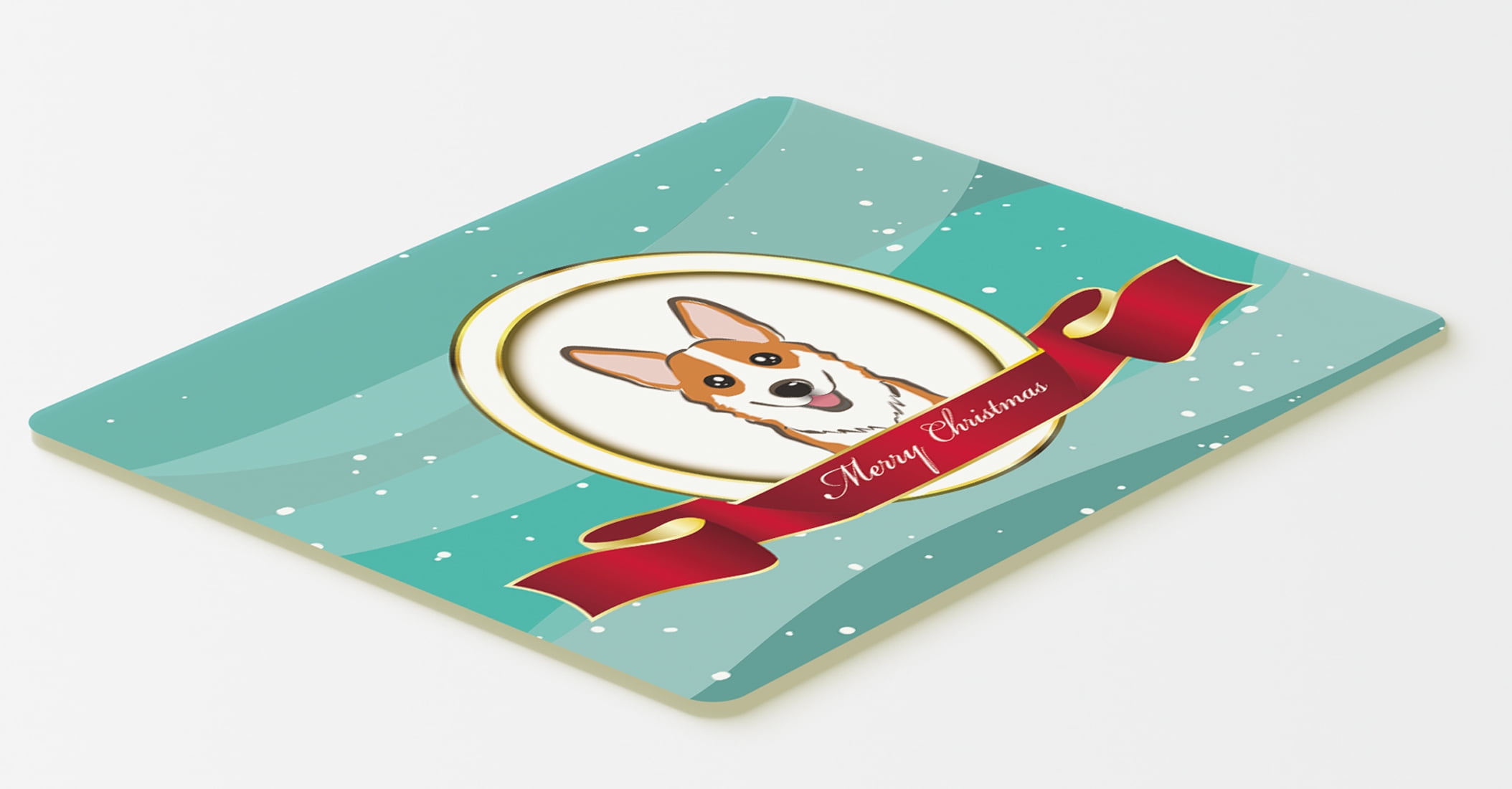 Red Corgi Merry Christmas Kitchen or Bath Mat 20x30 ...