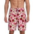 thumbnail image 1 of Fotbe Rose Flowers Pantalones Cortos de Pijama para Hombre, Ropa de Dormir, Pantalones de Pijama Cortos para Hombre-Small, 1 of 6