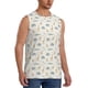 thumbnail image 2 of Balery African Animals Camisetas sin mangas para hombre, absorbe la humedad y protege contra el mal olor.-X-Large, 2 of 7