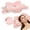 Pink, variant on Butterfly Shaped Ergonomic Cervical Support Pillow, Odor-Free Washable Cooling Pillow for Side Back Stomach Sleepers, Comfort Sleep Gift for Parents Girlfriends