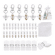 thumbnail image 1 of 120 Llaveros Angel Con Bolsos De Organza Recuerdo Para Bebés ORO BLANCO, 1 of 5
