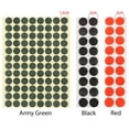 thumbnail image 3 of Diameter 1.3cm/2cm Self Adhesive Paintball Accessories Black/Red/Army Green Color Target Paster Shooting Stickers Patches Training Hunting Pratice Paper Substitute RED 900PCS, 3 of 8