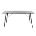 thumbnail image 3 of Mesa Comedor Desayunador 160x90cm Mundo In  Antecomedor Luxo Negro, 3 of 8
