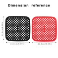 thumbnail image 2 of 2PCs Reusable Air Fryer Silicone Liners Heat Resistant Square, 2 of 4