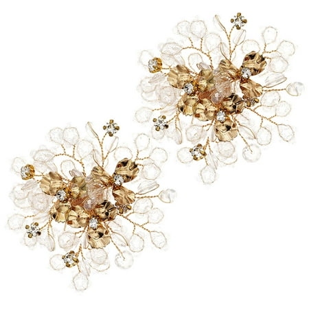 unbranded Flower Shoe Clip Jewelry Clips Bride Cup Gold Decor Bridesmaid Hair Accessories