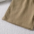 thumbnail image 6 of Gibobby Toddler Shorts for Boys Girls Pull On Athletic Cotton Summer Shorts Casual Clothes Short Pants(Khaki,3-4 Years), 6 of 6