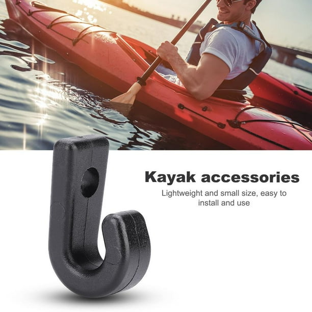 YLSHRF Kayak Boat J Hook, Boat J Hook,1 Pair Durable Plastic J Shape