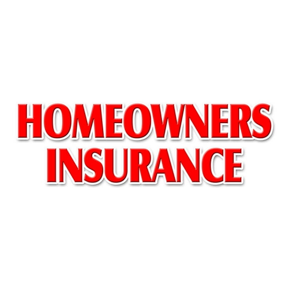 48" HOMEOWNERS INSURANCE DECAL sticker home owners house building apts