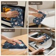 thumbnail image 5 of 2 Pcs Pioneer Flower Floral Print Pattern Kitchen Towels, Funny Microfiber Dish Towel Set, 18" X 26" Tea Towels, 5 of 6