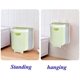 thumbnail image 4 of Papelera de cocina ZHAOCHENG de pared colgante/plegable para armario verde, 4 of 5