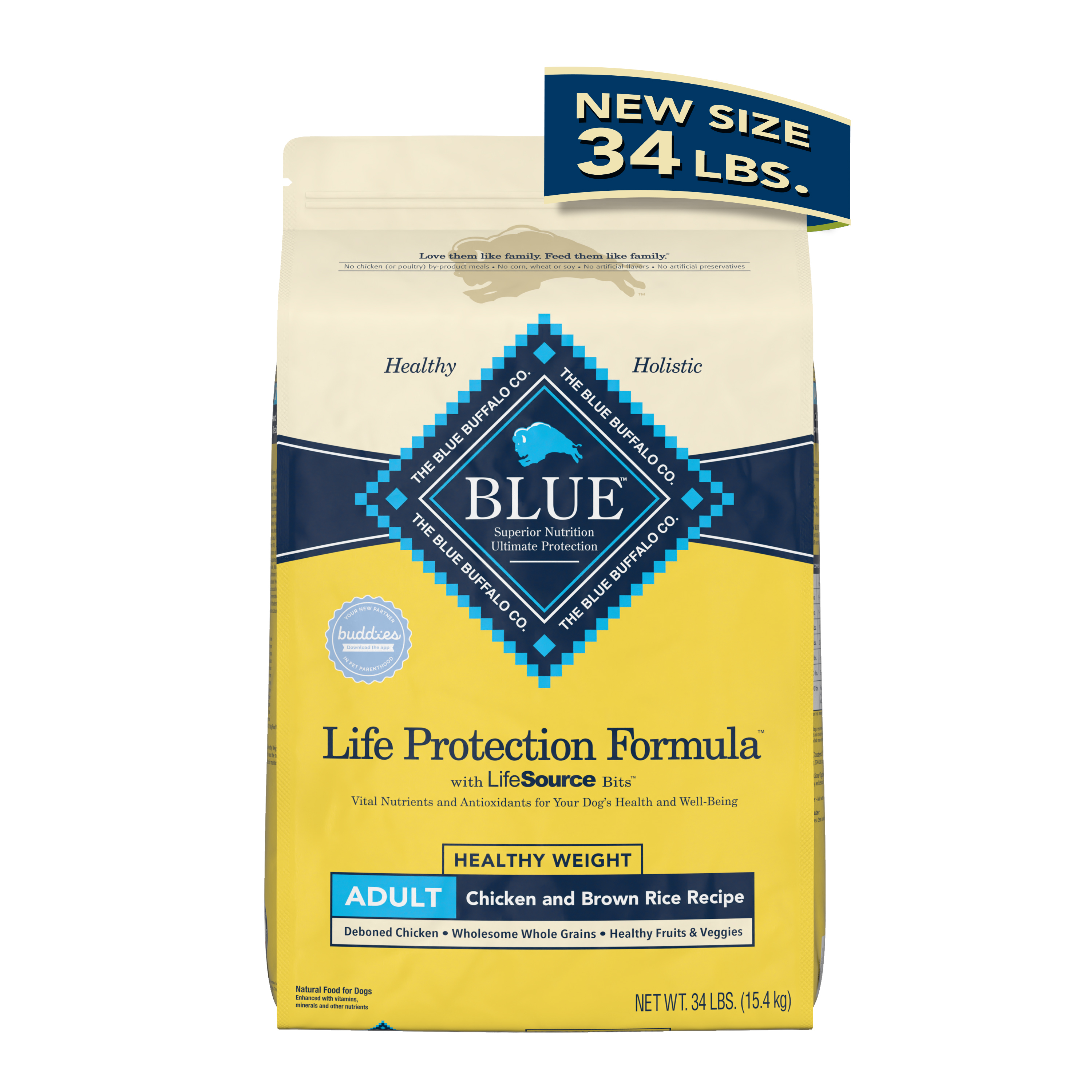 dry blue dog food