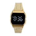thumbnail image 3 of Reloj deportivo digital Tetragonum con LED para estudiantes, cierre plegable, alarma, función de luz nocturna para uso diario, dorado., 3 of 14