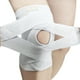 thumbnail image 4 of rodillera de compresión con tecnología de tejido de malla, rodillera con vendaje ultrasuave para correr, hacer ejercicio, senderismo, todos los deportes, talla L (106-135 libras), 4 of 5