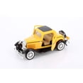 thumbnail image 2 of 1932 Ford V8 Deluxe 3-Window Coupe, Yellow - Sunnyside 5744D - 1/30 Scale Diecast Model CarMaterial, 2 of 2