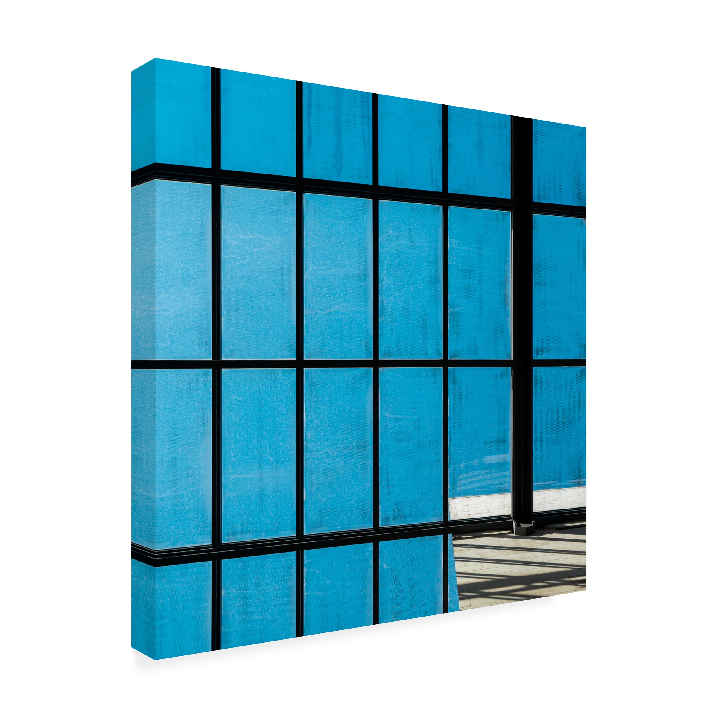 Trademark Fine Art Markus Auerbach Blue Abstract Canvas Wall Art