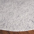 thumbnail image 3 of Safavieh Ebony Hedley Diamond Area Rug, Navy/Ivory, 6' x 6' Round, 3 of 10