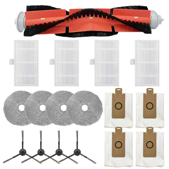For Uwant U200 Pro Replacement Parts Main Side Brush Filter Mop Pad Dust Bag
